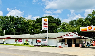  SHELL GAS STATION & BROWNS SUPERMARKET FOR SALE! (20-YEAR PURE NNN LEASE)